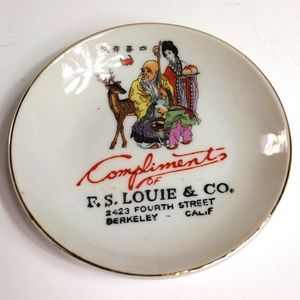Vintage Advertisement Dish